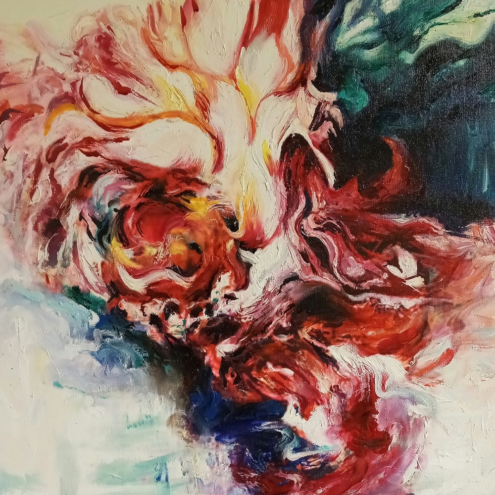 Abstract  oil painting - Picture 2 of 9